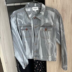 Finger In The Nose Gray Denim Jacket